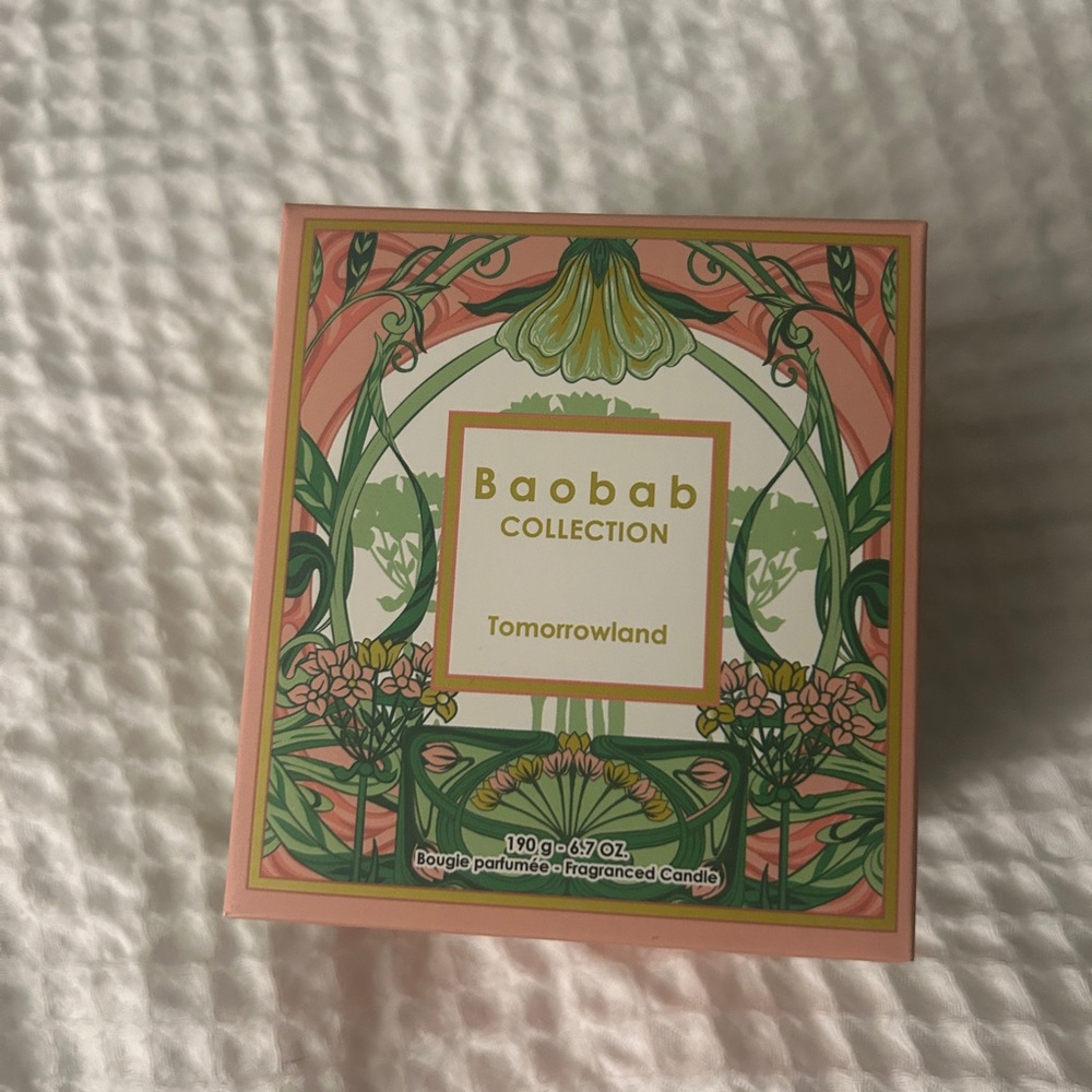 Baobab Collection Tomorrowland Candle - Green and Pink